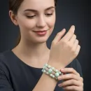 Браслет с амазонитом