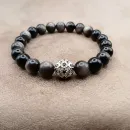 Браслет с обсидианом