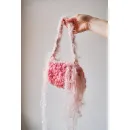 Сумка багет вязанная