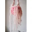 Сумка багет вязанная