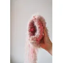 Сумка багет вязанная