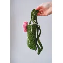 Сумка для телефона вязанная