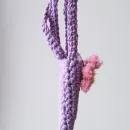 Сумка для телефона вязанная 2