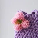 Сумка для телефона вязанная 2