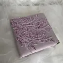 Фотоальбом с вышивкой из бисера и паеток, в цвете лаванда