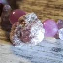 Браслет из апатита с аметрином и кварцем