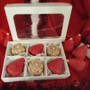 Свечи восковые подарочные Клубника Пион