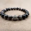 Браслет с обсидианом