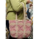 Сумка женская, хозяйственная из хлопчатобумажного шнура