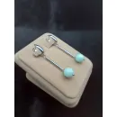 Серьги с амазонитом