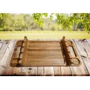 Дубовая шашлычница ручной работы с гастроёмкостью