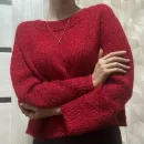 Вязаный свитер ручной работы OVERSIZE