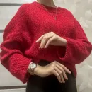 Вязаный свитер ручной работы OVERSIZE