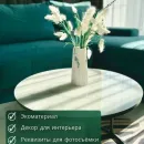 Ваза для сухоцветов декоративная гипсовая поталь "серебро"