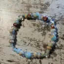 Браслет из варисцита с кварцем