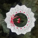 Новогодний венок ручная работа