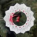 Новогодний венок ручная работа