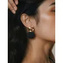 Серьги - гвоздики, авторская работа.