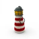 Брелок Маяк вязаный крючком