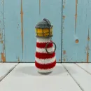 Брелок Маяк вязаный крючком