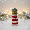 Брелок Маяк вязаный крючком