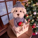 Щенок с мячиком