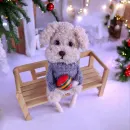 Щенок с мячиком