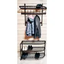 Вешалка для одежды с обувницей