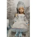 Кукла ручной работы "Снегурочка" В русском традиционном костюме