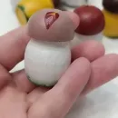 Счетный материал Лесные грибочки деревянные, 12шт