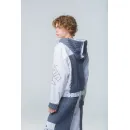 ​Авторский дизайнерский комплект в авангардном стиле. Жакет с капюшоном. Широкие брюки.