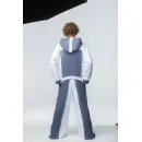 ​Авторский дизайнерский комплект в авангардном стиле. Жакет с капюшоном. Широкие брюки.
