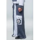 ​Авторский дизайнерский комплект в авангардном стиле. Жакет с капюшоном. Широкие брюки.