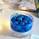 Десертная свеча с черникой