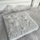 Фотоальбом свадебный, белый, с цветами