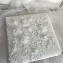 Фотоальбом свадебный, белый, с цветами