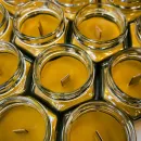 Набор «Двойной уют»: 2 свечи из пчелиного воска