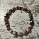 Браслет из яшмы и тигрового глаза