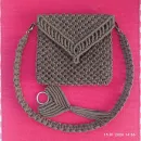 Сумка-клатч в технике макраме