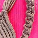 Сумка-клатч в технике макраме