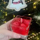 Десертная свеча с малиной