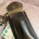 Сумка под телефон из натуральной кожи