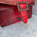 сумка из натуральной кожи питона