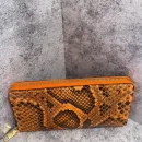 кошелек из натуральной кожи питона