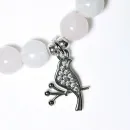 Браслет из натуральных камней - Горлица. Талисман любви и гармонии.