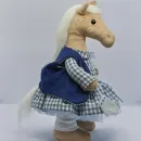 Лошадка в синем платье