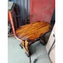 СТОЛ САДОВЫЙ С ЛАВКОЙ ИЗ МАССИВА СОСНЫ Стол садовый с лавкой из массива сосны