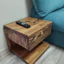 Тумбочка прикроватная из натурального дерева