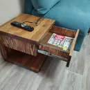 Тумбочка прикроватная из натурального дерева