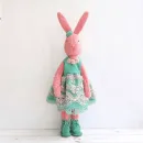 плюшевый зайка ручной работы